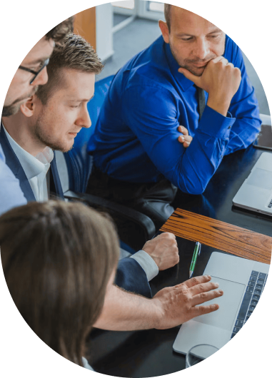 Corporate training workshop with interactive learning