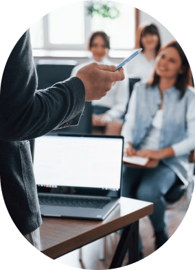 Interactive workshop session with participants engaged in learning