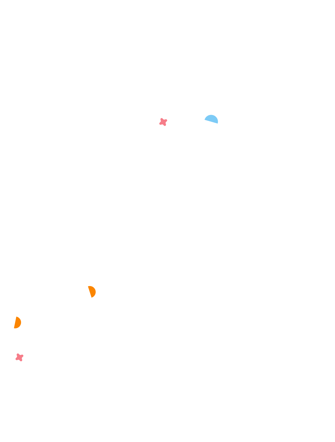 About Section White Decorative Shape